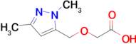 2-((1,3-Dimethyl-1H-pyrazol-5-yl)methoxy)acetic acid