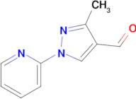 3-Methyl-1-(pyridin-2-yl)-1H-pyrazole-4-carbaldehyde