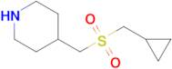 4-(((Cyclopropylmethyl)sulfonyl)methyl)piperidine