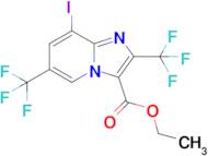 Ethyl 8-iodo-2,6-bis(trifluoromethyl)imidazo[1,2-a]pyridine-3-carboxylate