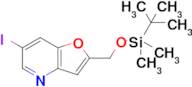 2-(((Tert-butyldimethylsilyl)oxy)methyl)-6-iodofuro[3,2-b]pyridine