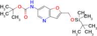 Tert-butyl (2-(((tert-butyldimethylsilyl)oxy)methyl)furo[3,2-b]pyridin-6-yl)carbamate