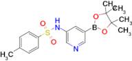 4-Methyl-N-(5-(4,4,5,5-tetramethyl-1,3,2-dioxaborolan-2-yl)pyridin-3-yl)benzenesulfonamide