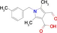 4-Formyl-2,5-dimethyl-1-(3-methylbenzyl)-1H-pyrrole-3-carboxylic acid