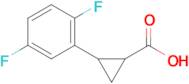 2-(2,5-Difluorophenyl)cyclopropane-1-carboxylic acid