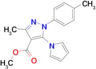 Methyl 3-methyl-5-(1H-pyrrol-1-yl)-1-(p-tolyl)-1H-pyrazole-4-carboxylate