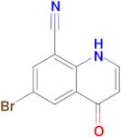 6-bromo-4-oxo-1,4-dihydroquinoline-8-carbonitrile