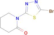 1-(5-Bromo-1,3,4-thiadiazol-2-yl)piperidin-2-one