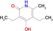 3,5-diethyl-4-hydroxy-6-methyl-1,2-dihydropyridin-2-one