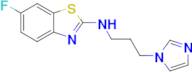 N-(3-(1H-imidazol-1-yl)propyl)-6-fluorobenzo[d]thiazol-2-amine