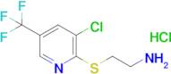 2-((3-Chloro-5-(trifluoromethyl)pyridin-2-yl)thio)ethan-1-amine hydrochloride