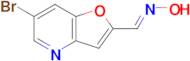 (E)-6-bromofuro[3,2-b]pyridine-2-carbaldehyde oxime