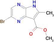 methyl 2-bromo-6-methyl-5H-pyrrolo[2,3-b]pyrazine-7-carboxylate