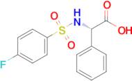 (S)-2-((4-fluorophenyl)sulfonamido)-2-phenylacetic acid