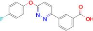 3-(6-(4-Fluorophenoxy)pyridazin-3-yl)benzoic acid