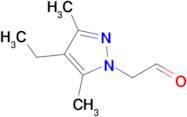 2-(4-Ethyl-3,5-dimethyl-1H-pyrazol-1-yl)acetaldehyde