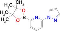 2-(1H-pyrazol-1-yl)-6-(4,4,5,5-tetramethyl-1,3,2-dioxaborolan-2-yl)pyridine