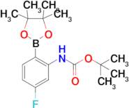 Tert-butyl (5-fluoro-2-(4,4,5,5-tetramethyl-1,3,2-dioxaborolan-2-yl)phenyl)carbamate