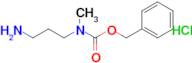 Benzyl (3-aminopropyl)(methyl)carbamate hydrochloride