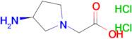 (S)-2-(3-aminopyrrolidin-1-yl)acetic acid dihydrochloride