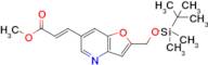 Methyl (E)-3-(2-(((tert-butyldimethylsilyl)oxy)methyl)furo[3,2-b]pyridin-6-yl)acrylate