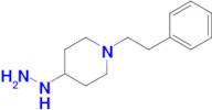 4-Hydrazinyl-1-phenethylpiperidine