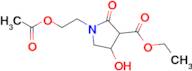 Ethyl 1-(2-acetoxyethyl)-4-hydroxy-2-oxopyrrolidine-3-carboxylate