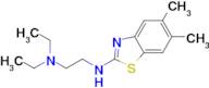 N1-(5,6-dimethylbenzo[d]thiazol-2-yl)-N2,N2-diethylethane-1,2-diamine