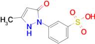 3-(3-methyl-5-oxo-2,5-dihydro-1H-pyrazol-1-yl)benzene-1-sulfonic acid