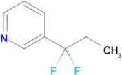 3-(1,1-Difluoropropyl)pyridine