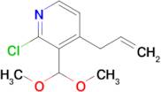 4-Allyl-2-chloro-3-(dimethoxymethyl)pyridine