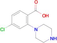 4-Chloro-2-(piperazin-1-yl)benzoic acid
