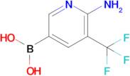 (6-Amino-5-(trifluoromethyl)pyridin-3-yl)boronic acid