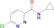 6-Chloro-N-cyclopropylpyridazine-3-carboxamide