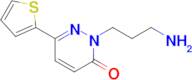 2-(3-Aminopropyl)-6-(thiophen-2-yl)pyridazin-3(2H)-one