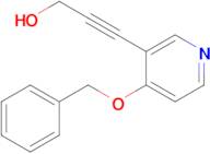 3-(4-(Benzyloxy)pyridin-3-yl)prop-2-yn-1-ol