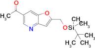 1-(2-(((Tert-butyldimethylsilyl)oxy)methyl)furo[3,2-b]pyridin-6-yl)ethan-1-one