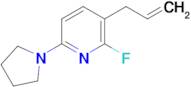 3-Allyl-2-fluoro-6-(pyrrolidin-1-yl)pyridine