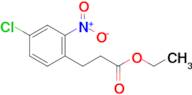 Ethyl 3-(4-chloro-2-nitrophenyl)propanoate