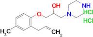 1-(2-Allyl-4-methylphenoxy)-3-(piperazin-1-yl)propan-2-ol dihydrochloride