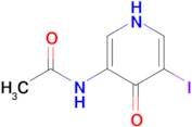 N-(5-iodo-4-oxo-1,4-dihydropyridin-3-yl)acetamide