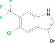 3-Bromo-5-chloro-6-(trifluoromethyl)-1H-indole