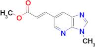 Methyl (E)-3-(3-methyl-3H-imidazo[4,5-b]pyridin-6-yl)acrylate