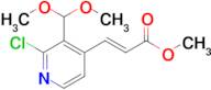 Methyl (E)-3-(2-chloro-3-(dimethoxymethyl)pyridin-4-yl)acrylate