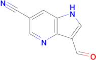 3-Formyl-1H-pyrrolo[3,2-b]pyridine-6-carbonitrile
