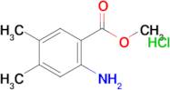 Methyl 2-amino-4,5-dimethylbenzoate hydrochloride