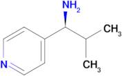 (S)-2-methyl-1-(pyridin-4-yl)propan-1-amine
