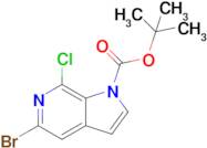 Tert-butyl 5-bromo-7-chloro-1H-pyrrolo[2,3-c]pyridine-1-carboxylate