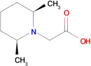 2-((2S,6R)-2,6-dimethylpiperidin-1-yl)acetic acid