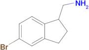 (5-Bromo-2,3-dihydro-1H-inden-1-yl)methanamine